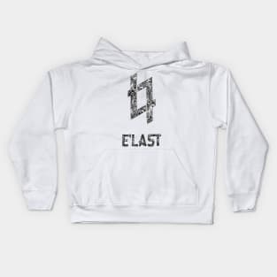 E'LAST Zentangle Logo Kids Hoodie